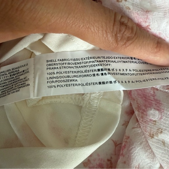 Moon River Pink and White Ruffled Tiered Sundress - Picture 7 of 12